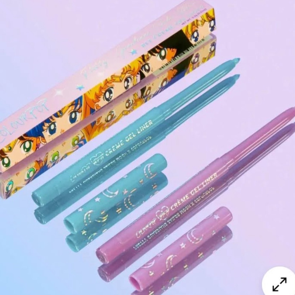 Sailor Moon Creme Gel Eyeliner Duo - Mint & Lavender